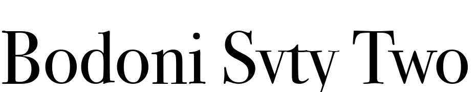 Bodoni Svty Two ITC TT Book Font Download Free